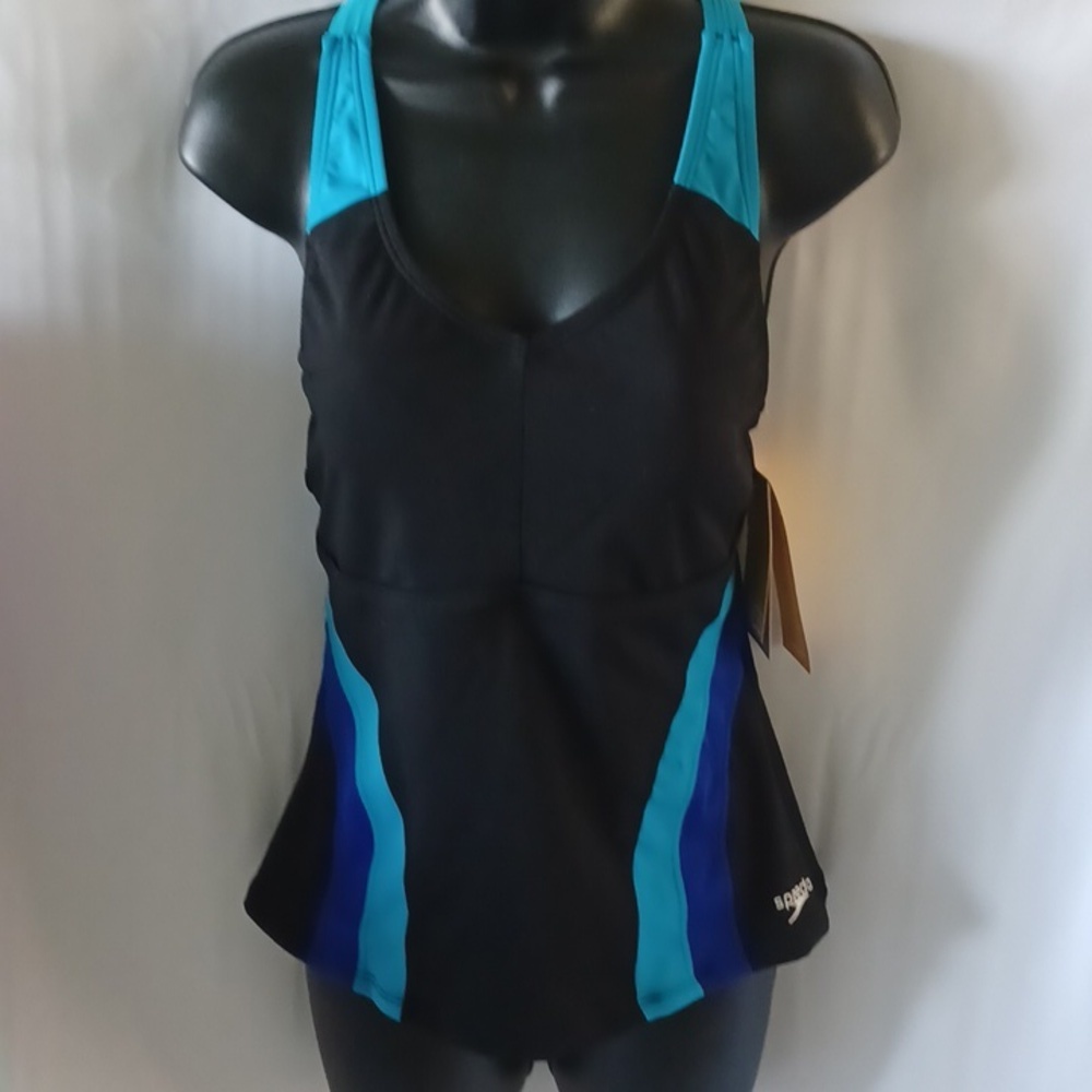 Speedo Fitness Swim Tankini Top Size 8